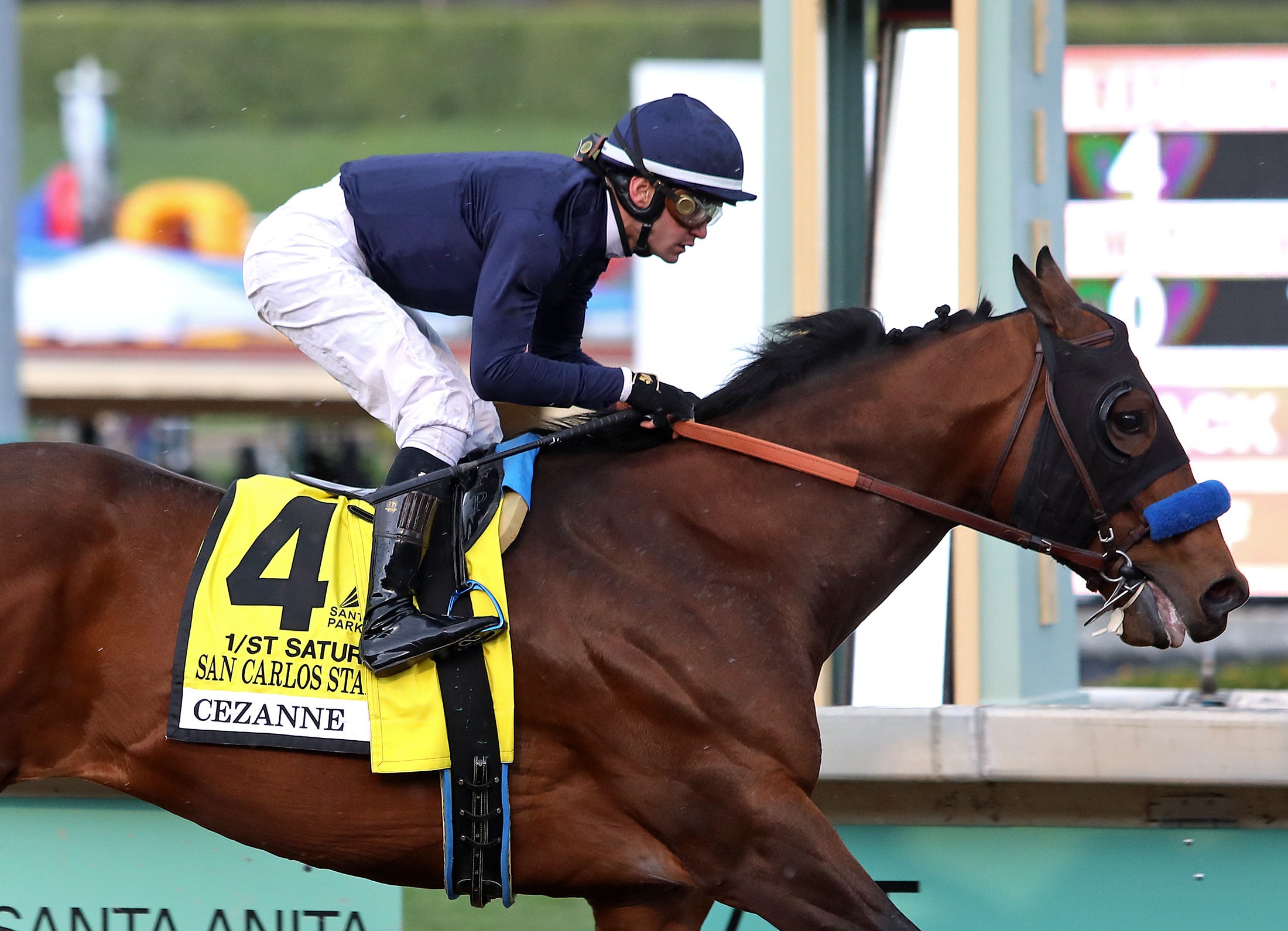 Cezanne delivers as favorite in San Carlos Stakes