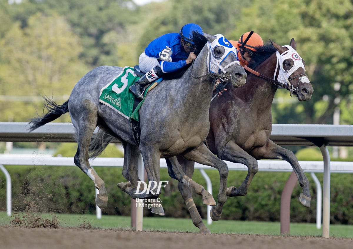 Essential Quality volvió a mostrar su clase en el Jim Dandy Stakes G2