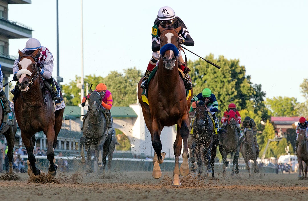 Kentucky Derby: Authentic Turns Back Tiz The Law To Give Baffert Record ...