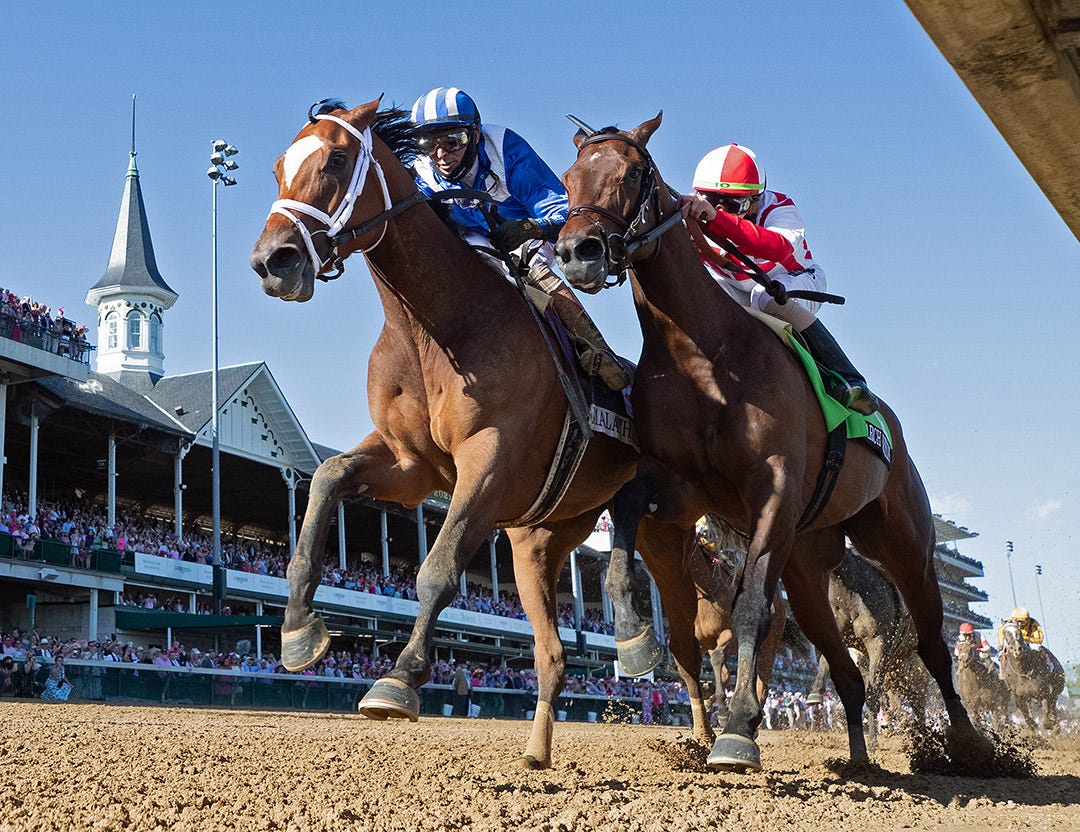 Kentucky Oaks 2021 Malathaat prevails in stretch battle with Search